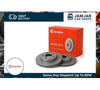 Brake Disc x2 Rear PRIME LINE Fits BMW 3 Convertible Touring - Brembo 08.3947.24