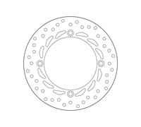 Brembo Solid brake discs, ECE R90-approved F + R ,256MM,FIXED W. ABE