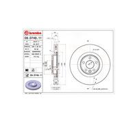 BREMBO Brake Disc Front Internally Vented Fits Land Rover Range Rover Velar