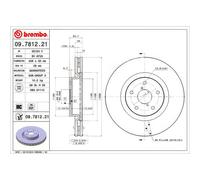 BREMBO Brake Disc Front Internally Vented Fits Subaru Impreza WRX Toyota GT86