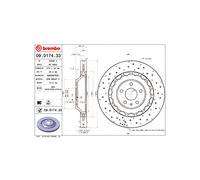 BREMBO 09.D174.33 Brake disc
