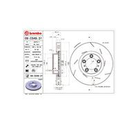BREMBO 09.C549.31 Brake disc