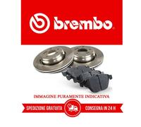 BREMBO BRAKE DISC KIT - /DELPHI ANT. FOR CITROEN C3 II ->06/2010 1.6HDI KW82