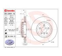 BREMBO Composite Brake Disc 09.C404.13
