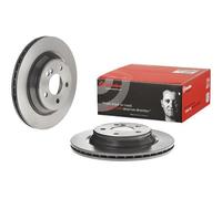 2x Brake disc internally vented 09.9738.11 BREMBO for MERCEDES-BENZ S-CLASS