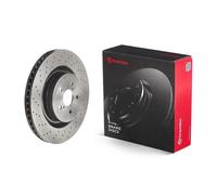 BREMBO Brake Disc Vented Front Axle Braking Coated Fits Lexus IS 09.A300.11