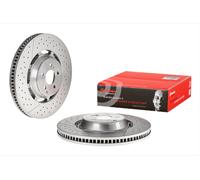 Brembo Prime Line Dual Cast Two-Piece Brake Disc - Drilled & Slotted 09.B848.33