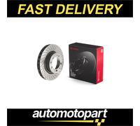 Brembo Brake Disc 09.8421.11 - Vented Drilled UV-Coated - Front Right - Fits Porsche 911