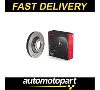 Brembo Prime Line UV Coated Vented Brake Disc - Drilled 09.D933.11 Fits Porsche