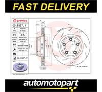 Brembo Brake Disc Single Vented Rear Left 350mm 09.E897.11 298615601B OE Quality