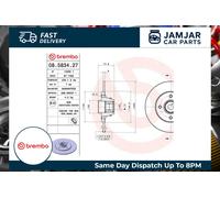 BREMBO 08.5834.27 Brake disc