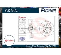 BREMBO 08.C742.37 Brake disc