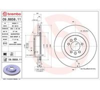 RANGE ROVER Single Brembo Coated Brake Disc 2012-