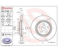 Brembo Brake Disc Single 09.E126.11