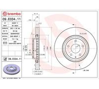 Brembo Brake Disc Single - 09.E034.11