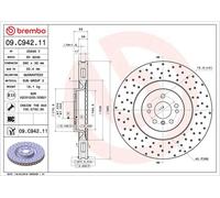 BREMBO Brake Disc Vented Front Axle Braking Fits Mercedes-Benz M-Class R-Class