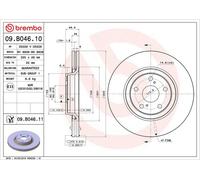 BREMBO UV Coated Brake Disc 09.B046.11