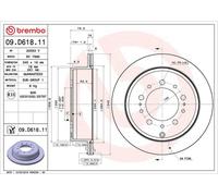 Brembo Brake Disc (Single) 09.D618.11