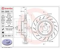 Rear Brake Disc Fits Mercedes-Benz CLS E-Class BREMBO
