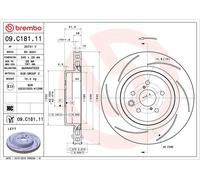 BREMBO 09.C181.11 Brake disc