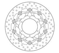 Brembo S.p.A. Serie Oro Round Floating Brake Disc