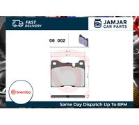 BREMBO Brake Pad Set Front Axle Braking Fits Alfa Romeo BMW Ferrari Lamborghini