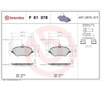 Brembo Brake Pads 10173536A