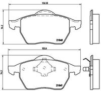 BREMBO P 85 039 Brake pad set