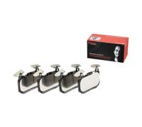 P06088 Front Brake Pad Set 4x Pads Prepared For Wear Indicator Braking By Brembo