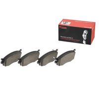 Brembo Brake Pad Set Front With Anti-Squeak Plate Fits Hyundai Accent Kia Rio