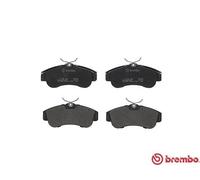 Brembo Brake Pad Set P 56 022 - Front Disc, Anti-Squeak Plate - Fits Nissan Primera/Almera