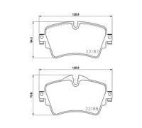 BREMBO Brake Pad Set Front With Caliper Screws Fits BMW 2 Series X2 Mini Clubman