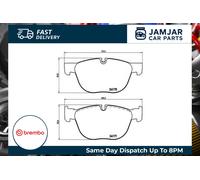P 06 049 Disc Brake Brake Pad Set Front PRIME LINE Pads Fits BMW X4 X5 X6 Brembo