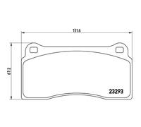 BREMBO Brake Pad Set P36018 Front Axle - Maximum Driving Comfort & Performance