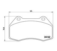BREMBO Brake Pad Set P68036 Front Axle - Maximum Driving Comfort Performance