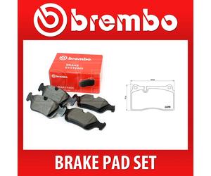 BREMBO Brake Pad Set P85116 Fits Aston Martin Front or Rear Axle - OE Quality