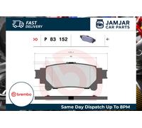 Brake pads P 83 152 BREMBO for TOYOTA LEXUS