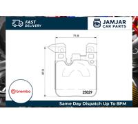BREMBO P 06 087 Brake pad set