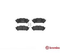 BREMBO Brake Pad Set Rear With Anti-Squeak Plate Fits Subaru Forester Impreza