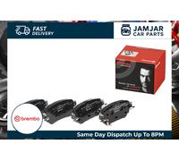 Brembo Brake Pad Set Rear With Anti-Squeak Plate For Nissan Leaf Qashqai Renault