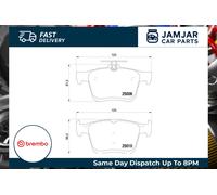 BREMBO P 85 125E Brake pad set