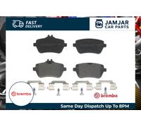 P50117 Rear Brake Pad Set 4x Pads Prepared For Wear Indicator Braking By Brembo