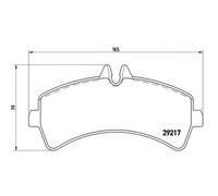 BREMBO P 50 060 Brake pad set