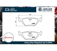 Brake pads P 06 013 BREMBO for BMW WIESMANN