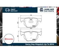 Brake pads P 06 056 BREMBO for BMW X5 X6