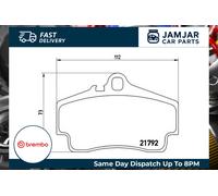 Brake pads P 65 008 BREMBO for PORSCHE BOXSTER 911 911 Convertible 911 Targa