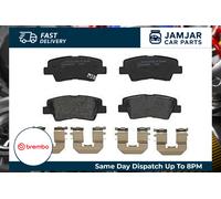 Brembo Brake Pads Rear With Anti-Squeak Plate Fits Hyundai Elantra Kia Ssangyong