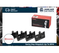 Brembo Brake Pads Rear With Anti-Squeak Plate Without Accessories Fits Lexus LS