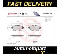 Brembo P 85 154 - Brake pad - Rear