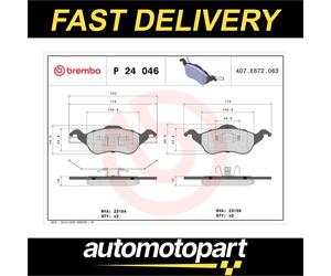 Brembo Brake Pads Set fits FORD FOCUS Mk1 1.4 Front 98 to 04 1064230 1075558 New